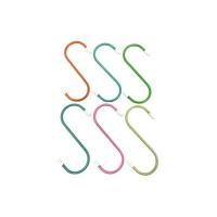 ราคา PK ตะขอตัวเอส S ขนาด 4 นิ้ว คละสี (แพ็ค 36 ตัว) (YC94100)