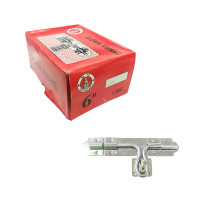 ราคา PK กลอนขวาง กลอนประตู ขนาด 3/8 x 6 นิ้ว สีขาว (บรรจุ 12 ชิ้น) (YC52242)