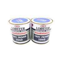 ราคา LOBSTER สีรองพื้นกันสนิมเทา 0.875 ลิตร (แพ็ค 2 กระป๋อง) (YC52435)