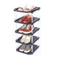 ราคา DMT EASY ชั้นวางรองเท้า 5 ชั้น รุ่น ANGLED สีดำ พลาสติก PP (YC53307)