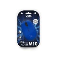 ราคา VOX เมาส์ M10 สีน้ำเงิน มีสาย ความละเอียด 1000/1600/2000 dpi รองรับหลายระบบปฏิบัติการ (4094926)
