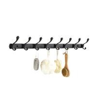 ราคา CASSA- C1M139 ราวแขวนติดผนัง สแตนเลส 8 ตะขอ สีดำ (YB96521)