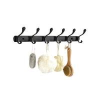 ราคา CASSA -C1M138-ราวแขวนติดผนัง สแตนเลส 6 ตะขอ สีดำ (YB96520)