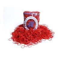 ราคา หนังยางวงเล็กสีแดง บรรจุ 500 กรัม ถุง (YC83622)