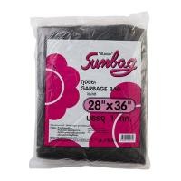ราคา SUNBAG ถุงขยะหนา รุ่น TW สีดำ ขนาด 28x36 นิ้ว (0000594)