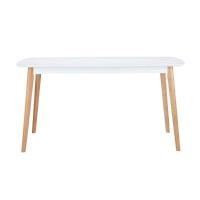 ราคา INDEX LIVING MALL ชุดโต๊ะอาหารไม้ รุ่นมาวิน (โต๊ะ1 + เก้าอี้4) - ลายไม้ธรรมชาติ/ขาว (Y082759)