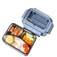 ราคา กล่องข้าวสแตนเลสเก็บอุณหภูมิ(สีเทา) THAI SUN SPORT รุ่น KC0019-GY สีฟ้า pcs (YA21836)