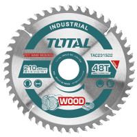ราคา Total ใบเลื่อยวงเดือน ตัดไม้ 8.1/4 นิ้ว 48 ฟัน รุ่นงานหนัก รุ่น TAC231522 ( TCT Saw Blades ) (YA25511)