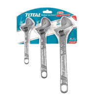 ราคา TOTAL ชุดประแจเลื่อน 3 ตัว ขนาด 6 นิ้ว, 8 นิ้ว, 10 นิ้ว รุ่น THTK1013 (YA25849)