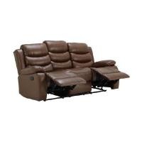 ราคา INDEX LIVING MALL โซฟา PVC ปรับเอน 3 ที่นั่ง รุ่นแจ๊คสัน สีน้ำตาล (YA26526)