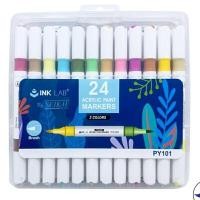 ราคา SEIKAI ชุดปากกา ACRYLIC INKLAB 24 สี + เซ็ตสีน้ำ 48 สี (YA68137)