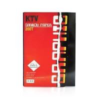 ราคา KTV กระดาษคาร์บอน พิมพ์ดำ ขนาด 21x33 ซม. แพ็ค 100 แผ่น (5007464)
