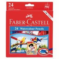 ราคา สีไม้ระบายน้ำ 24สี นกแก้ว Faber-Castell 4J4473 (1001173)
