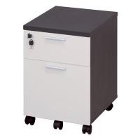 ราคา ตู้ลิ้นชักล้อเลื่อน ขาว+เทาดำ เฟอร์ราเดค PDA2 (A004729)