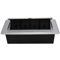 ราคา ปลั๊กไฟ เฟอร์ราเดค PU4404 สีดำ-เงิน (A011848)