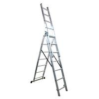 ราคา บันไดอลูมิเนียมเอนกประสงค์ 3 x 7 ขั้น GIANT KINGKONG PRO รุ่น LZ3207B สีเงิน (Y084643)