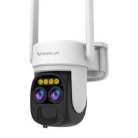ราคา Vstarcam VStarcam CB67D กล้องวงจรปิดไร้สาย 2 เลนส์คู่ ซูม 5 เท่า CB67D White, พลาสติก ABS , 256.0 GB. Set (YA44276)