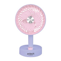 ราคา ANITECH พัดลม USB รุ่น SMF04-PI สี Blossom Pink ขนาด 4.5 นิ้ว (0A00288)