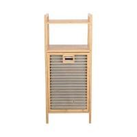 ราคา INDEX LIVING MALL ชั้นวางของ+ตะกร้า รุ่นเอลวิด้า ลายไม้ธรรมชาติ ขนาด 39.5x30x94 ซม. (YA28973)
