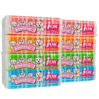 ราคา กระดาษเช็ดหน้า iOK ชนิดห่อ หนา 2 ชั้น จำนวน 150 แผ่น/ห่อ x 8 ห่อ [1,200 แผ่น] (YA07277)