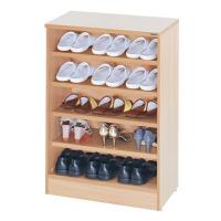 ราคา FURRADEC ตู้รองเท้าบานโล่ง 5 ชั้น รุ่น SCH710N สีบีช (0610031)