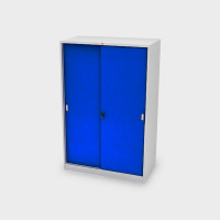 ราคา LUCKYWORLD ตู้เสื้อผ้าบานเลื่อนชั้นเต็ม บานทึบ รุ่น WSD-119C สีน้ำเงิน (Y099686)