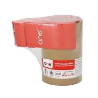 ราคา ONE เทป OPP ปิดกล่องพร้อมที่ตัด สีชา ขนาด 48 มม. x 45 หลา (แพ็ค 3) (3090576)