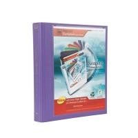 ราคา แฟ้มโชว์เอกสาร 3 ห่วง A4 สัน 5 ซม. ม่วง ตราช้าง 444 (609002K)