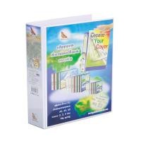 ราคา แฟ้ม 2 ห่วง สอดปก A4 สัน 3" ขาว ผีเสื้อ 51-2S (603104W)