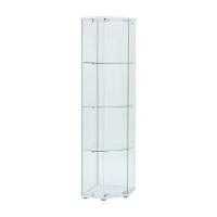 ราคา INDEX LIVING MALL ตู้โชว์เข้ามุม รุ่นกลอรี่ สีขาว (YA28240)