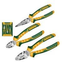 ราคา JADEVER ชุดคีม 3 ตัว ปากจิ้งจก+แหลม+เฉียง รุ่น JDPS0613 ผ่อนแรง 30% ด้าม 2 สี (YB75047)