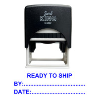 ราคา SANDKING ตรายางหมึกในตัว ข้อความ READY TO SHIP BY:DATE สีน้ำเงิน ขนาด 58x22 มม. (YC06597)