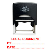 ราคา SANDKING ตรายางหมึกในตัว ข้อความ RECORD KEEPING BY:DATE ขนาด 58x22 มม. สีแดง (YC06754)