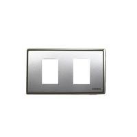 ราคา ฝา 2 ช่อง 1 M 120มม. Siemens DELTA®Relfa เงิน, โพลีคาร์บอเนต ชิ้น (YD04822)