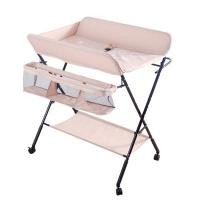 ราคา โต๊ะเปลี่ยนผ้าอ้อมเด็กอเนกประสงค์มีล้อ ปรับได้ 3 ระดับ THAI SUN SPORT ชมพู pcs (YB95500)