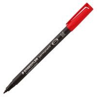 ราคา STAEDTLER ปากกาเขียนแผ่นใสลบไม่ได้ รุ่น 317-2 ขนาด 1.0 มม. สีแดง (1004885)