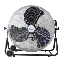 ราคา YUSHI พัดลมตั้งพื้นปรับแหงนปรับส่าย พัดลมตั้งพื้น สีดำ 24นิ้ว (YA03032)