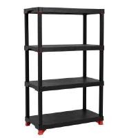 ราคา PRIMUS ชั้นพลาสติกวางของอเนกประสงค์ 4 ชั้น สีดำ ขนาด 89x46x145 ซม. (YA13374)