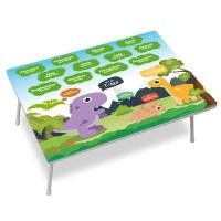 ราคา GOOD TO GO โต๊ะญี่ปุ่น DINOSAURS #02 เคลือบ PVC ขาโต๊ะพลาสติก ABS 60X60CM (YD05166)