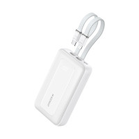 ราคา ANKER แบตสำรอง 10000mAh รุ่น Zolo Power Bank พร้อมสาย Type C ในตัว รุ่น A1680 สีขาว (YD05378)