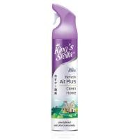 ราคา KINGS STELLA สเปรย์ปรับอากาศ รุ่น Refresh Air Plus กลิ่น Clean Home ขนาด300มล. (0008798)
