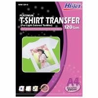 ราคา HI-JET กระดาษลอกลายลงผ้า สีอ่อน ขนาด A4 120 แกรม รุ่น NIW124-5 แพ็ค 5 แผ่น (5000265)