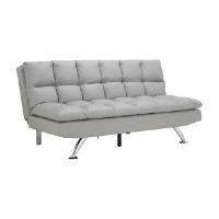 ราคา INDEX LIVING MALL โซฟา PVC ปรับนอน รุ่นเวนดี้ สีเทา ขนาด 180 ซม. (YA26833)