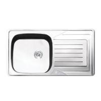 ราคา อ่างล้างจานฝัง 1 หลุม 1 ที่พัก TECNO STAR รุ่น TNS HM 1 (Y030318)