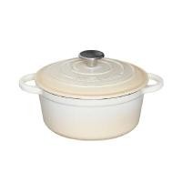 ราคา KASSA HOME หม้อเหล็กหล่อเคลือบอีนาเมล รุ่น 5TYG-2098 สีขาว ขนาด 20 ซม. (YB98321)