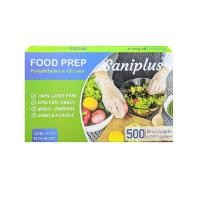 ราคา SANIPLUS ถุงมือพลาสติกใช้แล้วทิ้ง รุ่น FREE SIZE HDPE FOOD GRADE หนา 30 ไมครอน (บรรจุ 500 ใบ) (YC76568)