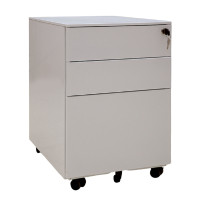 ราคา FURRADEC ตู้เหล็กล้อเลื่อน 3 ลิ้นชัก รุ่น PDM สีเงิน (A000137)