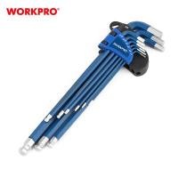 ราคา ชุดประแจแอลหกเหลี่ยมWORKPRO ชุดประแจหกเหลี่ยม (หัวบอล / หัวทอร์ค) - WP222011 (YA16994)