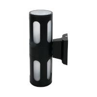 ราคา LUZINO โคมไฟผนังภายนอกอลูมิเนียม 2XE27 สีดำ ขนาด 9x13.8x30 ซม. (YB01581)