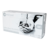 ราคา ถุงมือยางไนไตร ไม่มีแป้ง ศรีตรังโกลฟ์ GLOVE15 M กล่อง (9092608)